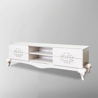 French White TV Cabinet